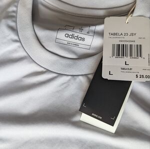 Adidas Tabela 23 Large Light Gray Men's Jersey